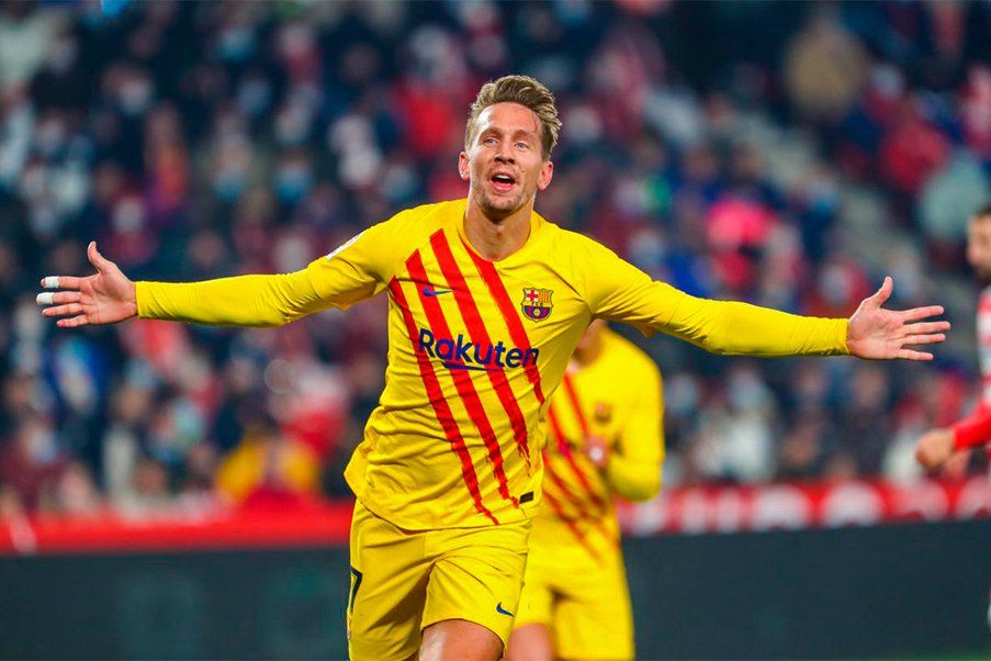 Luuk de Jong Luuk de Jong celebra su gol ante el Granada