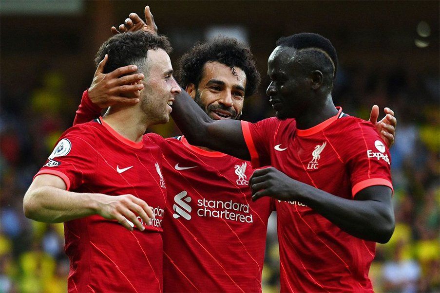 Liverpool El trío de goleadores del Liverpool en la Premier