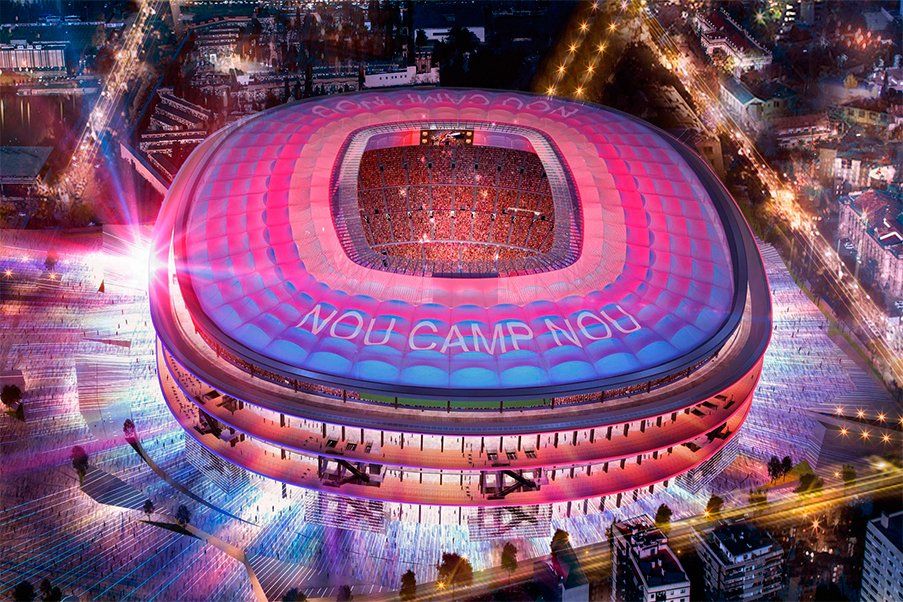 Camp Nou The new Nou Camp structure future