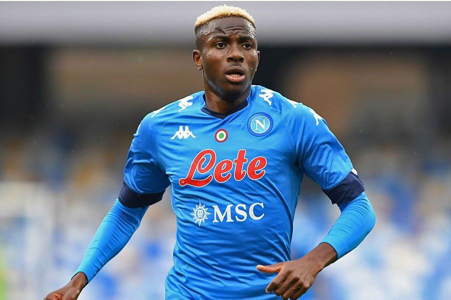 Victor Osimhen The Napoli`s striker Victor Osimhen