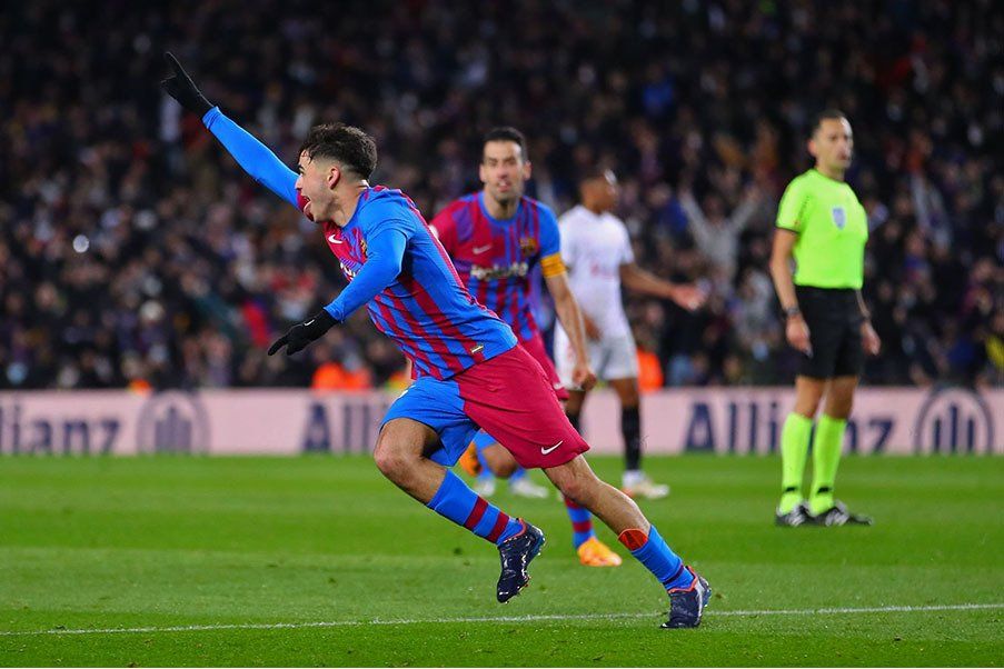 Pedri FC Barcelona Pedri anotó el gol del triunfo del Barça ante el Sevilla