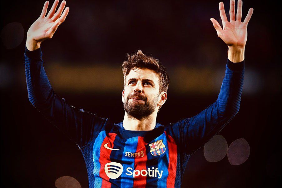 Gerard Piqué Gerard Piqué despide su carrera en el Nou Camp ante el Almería