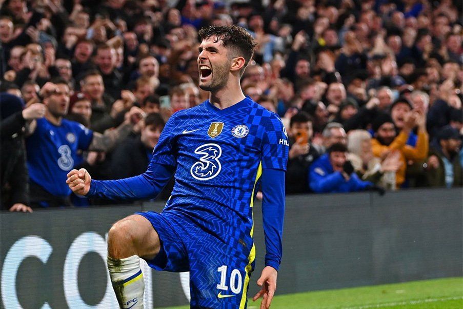 Christian Pulisic Christian Pulisic marcó el 2-0 del Chelsea al Lille