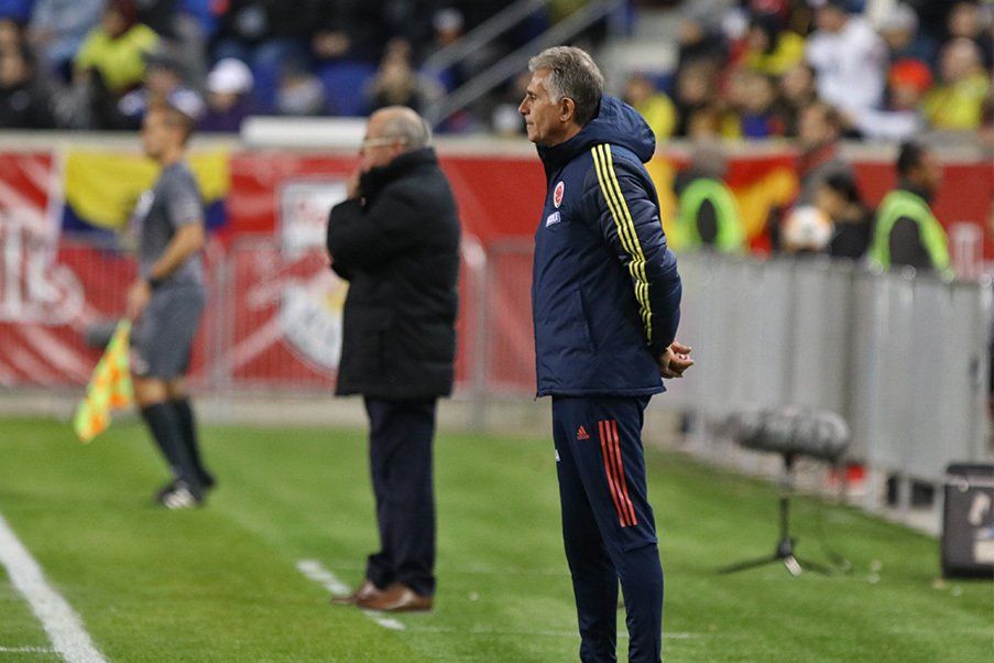 Carlos Queiroz Colombia Carlos Queiroz en un partido amistoso con la Selección Colombia