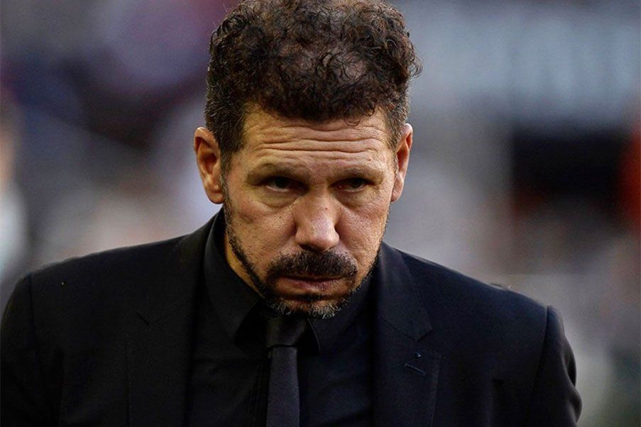 Diego Simeone, entrenador del Atlético de Madrid en una imagen de 2022