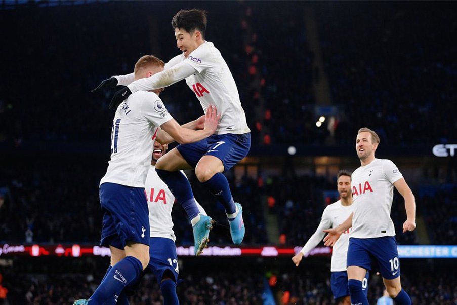 Tottenham Kulusevski, Kane y Son marcaron la diferencia ante el City