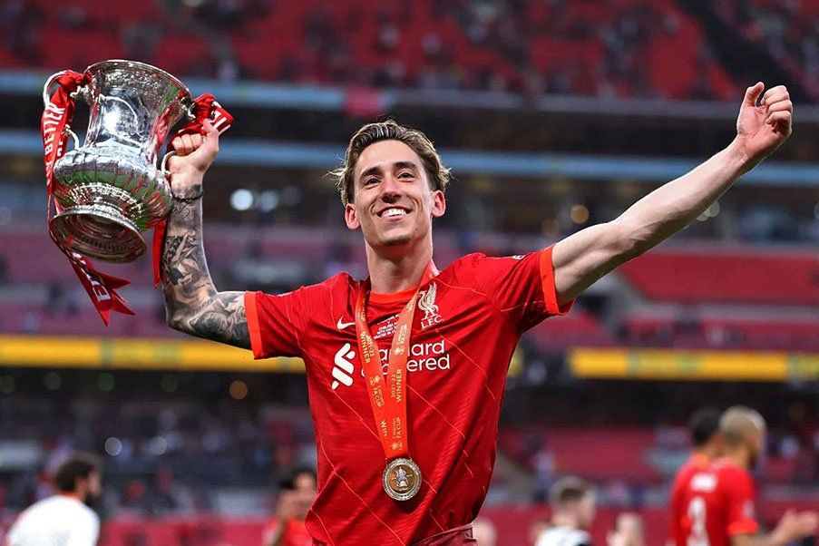 Kostas Tsimikas Kostas Tsimikas hero of Liverpool in the FA Cup Final 2022