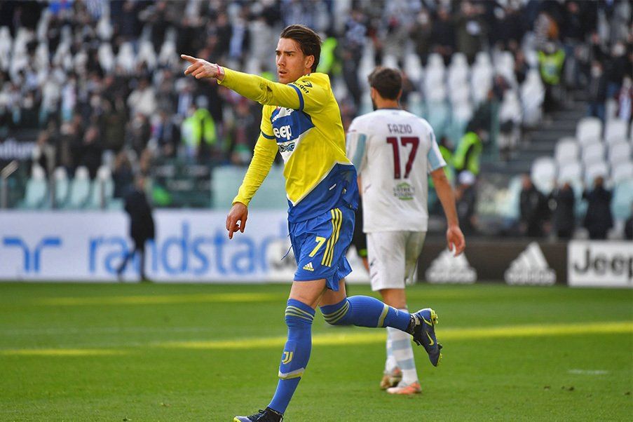 Dusan Vlahovic Dusan Vlahovic artillero serbio de la Juventus