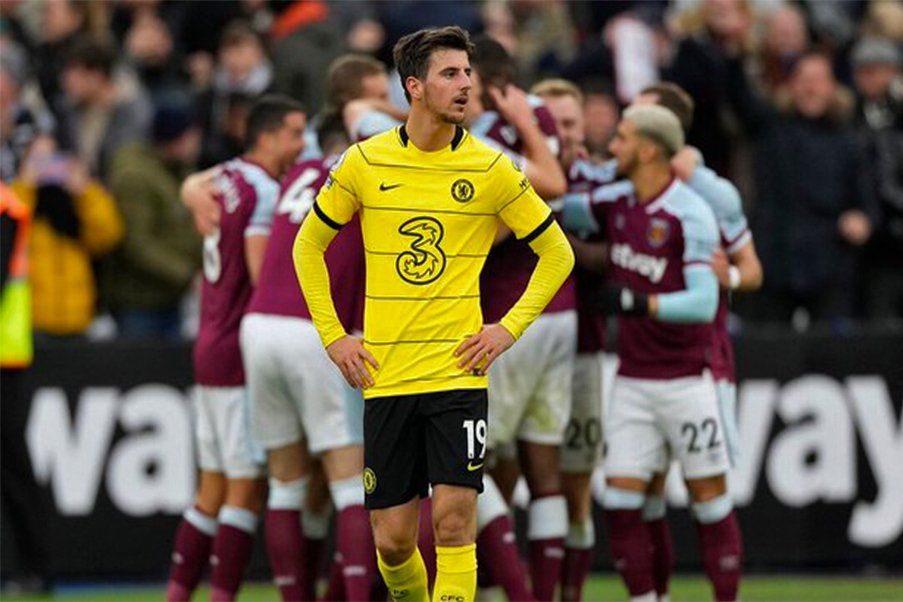 Mason Mount Mason Mount jugador del Chelsea en la caída ante el West Ham
