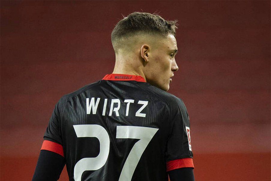 Florian Wirtz Florian Wirtz Bayer Leverkusen midfielder in a Bundesliga match in 2024