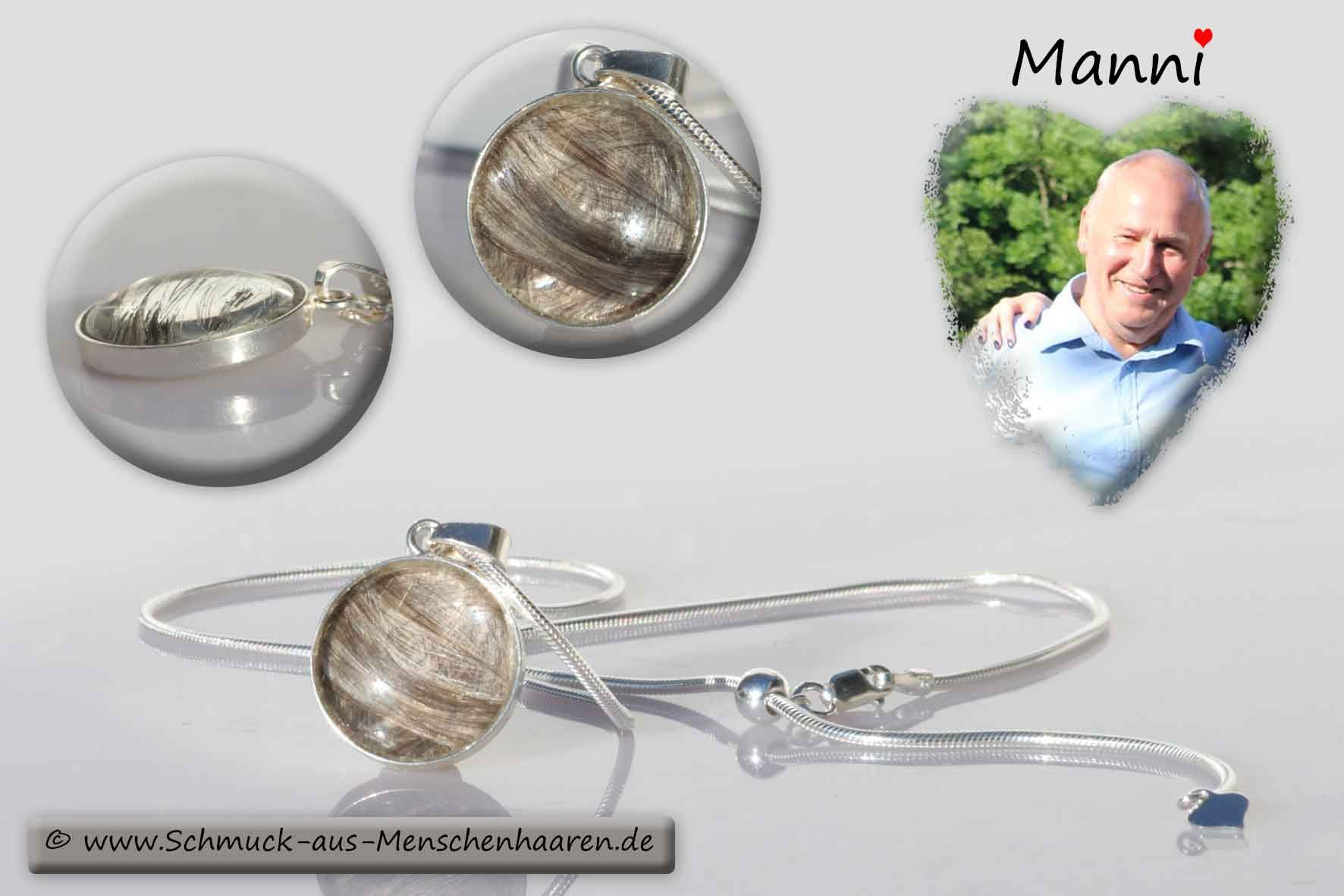 Andenken an geliebte Menschen Menschenhaarschmuck Erinnerungsschmuck