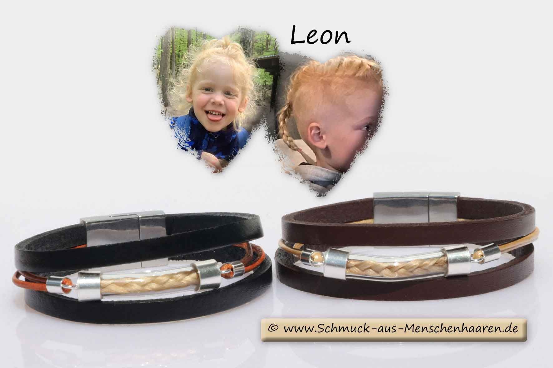 Armbänder mit Kinderhaaren Erinnerungsschmuck an Kindheit