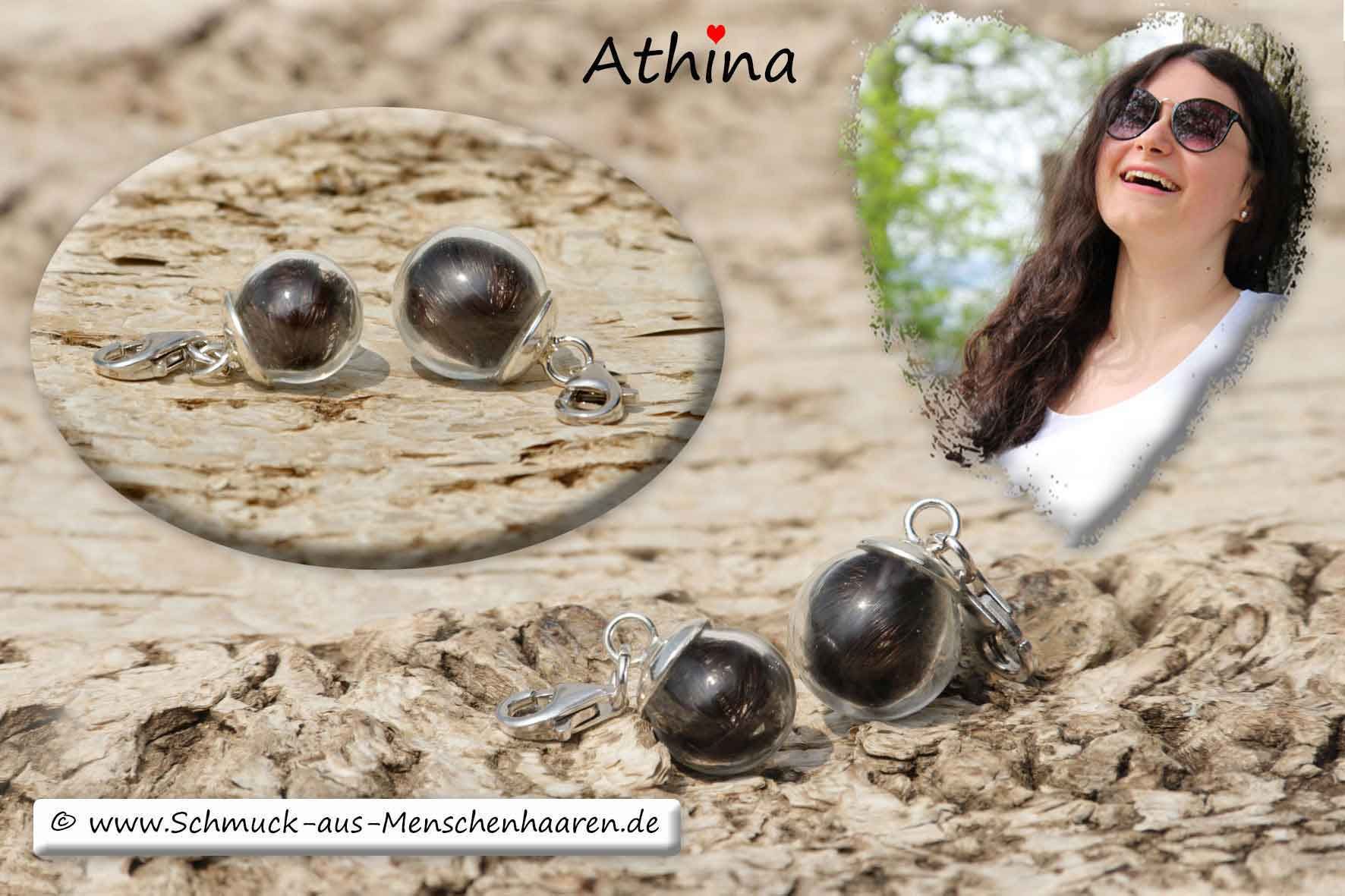 Erinnerung an schwere Zeiten Menschenhaarschmuck Mutmacher