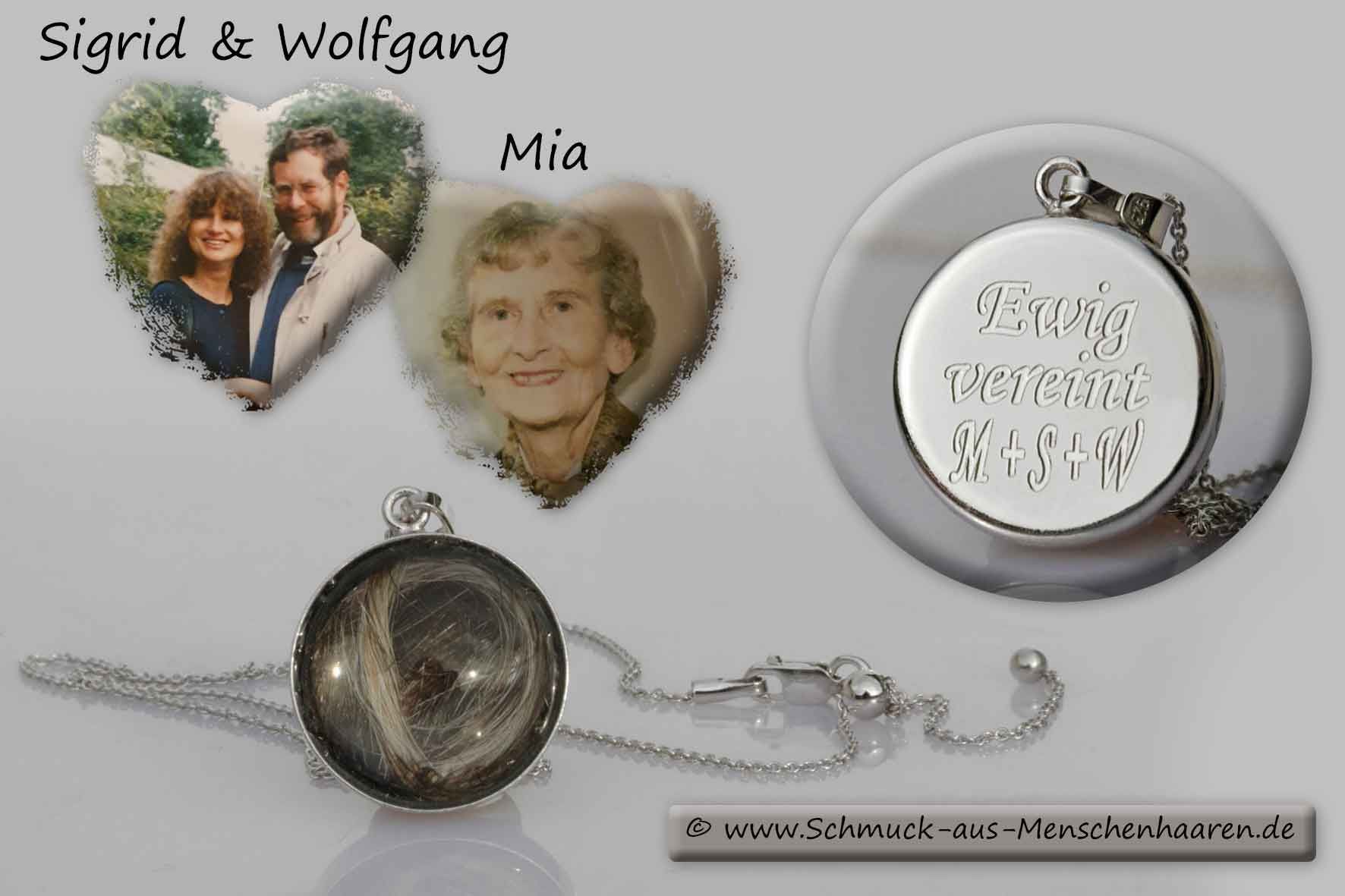 Schmuck aus Menschenhaaren Andenken an geliebte Menschen
