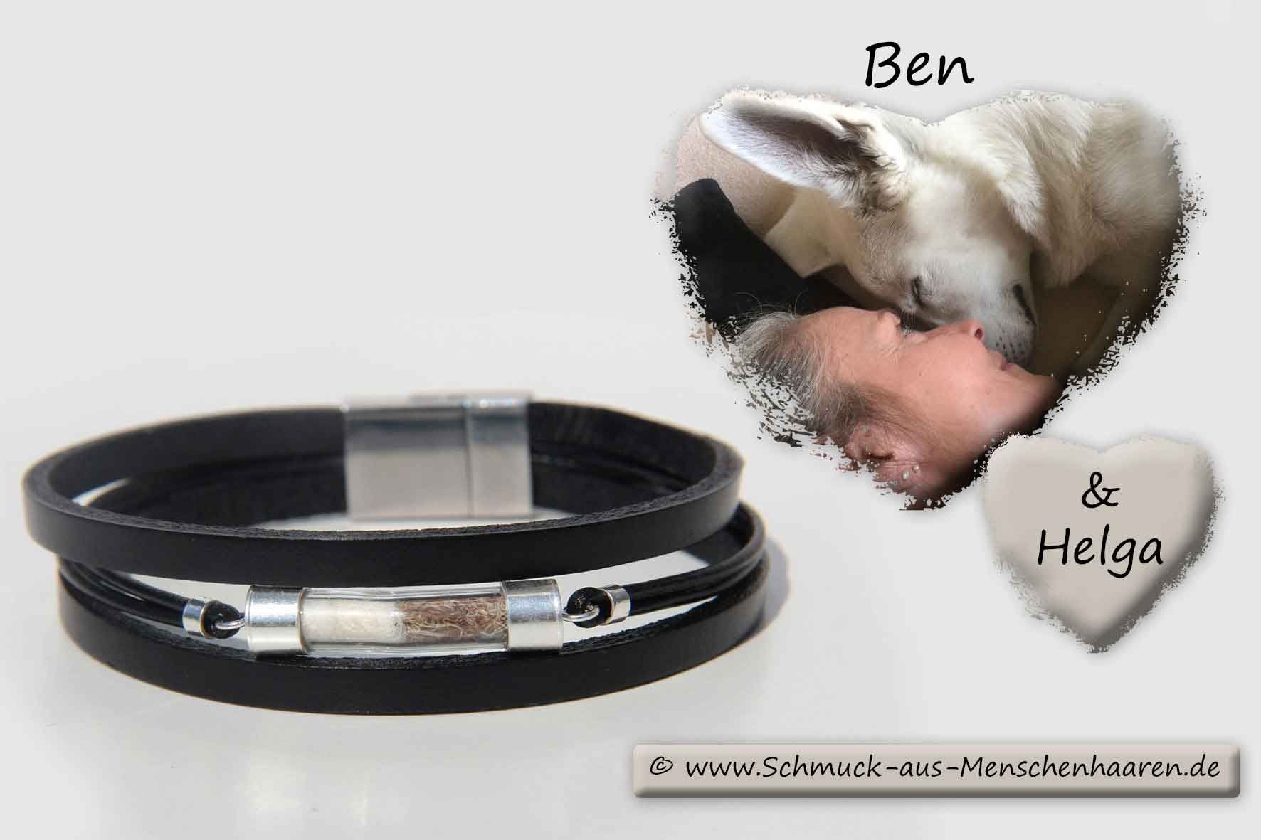Schmuck aus Menschenhaaren und Hundehaaren Hochzeitstagsgeschenk