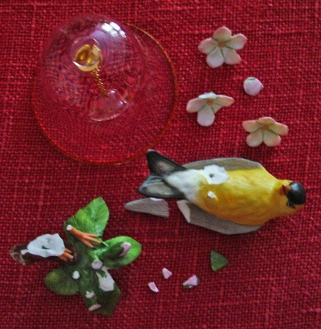 Keramikvogel, Restauration Keramikvogel, Restauration Keramik, Reparatur Keramik