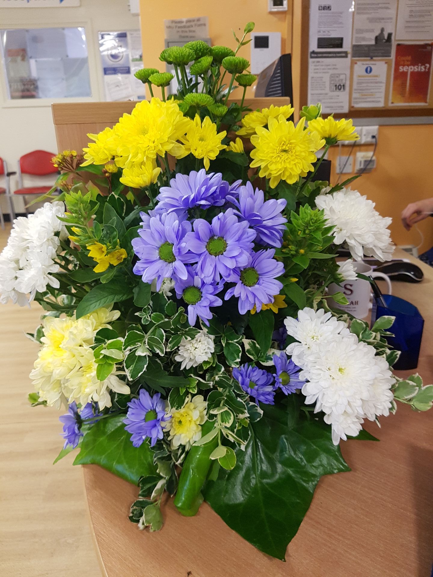 Vibrant colour: Cheering up visitors