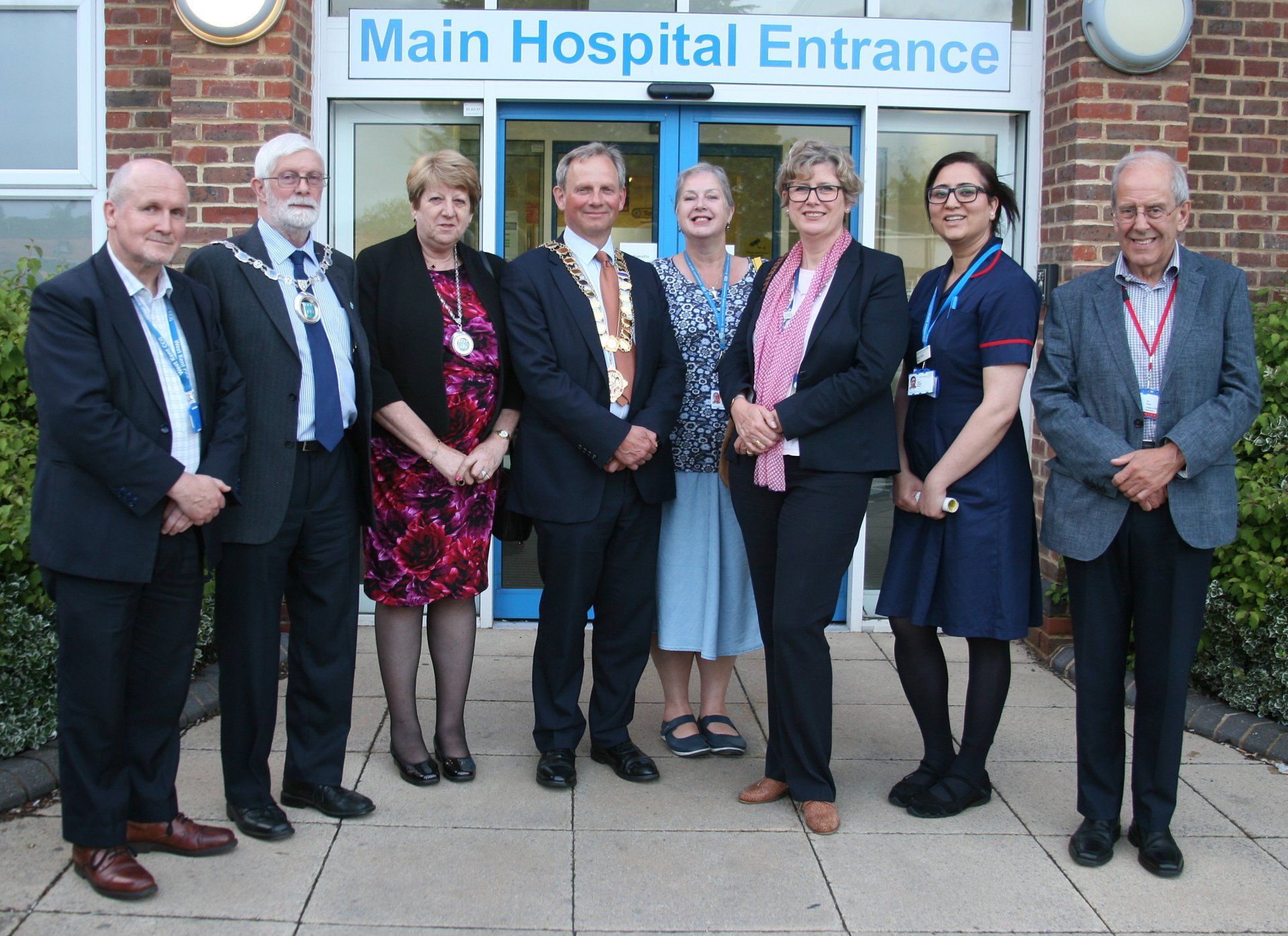 Helping hand: Friends' work helps hospital