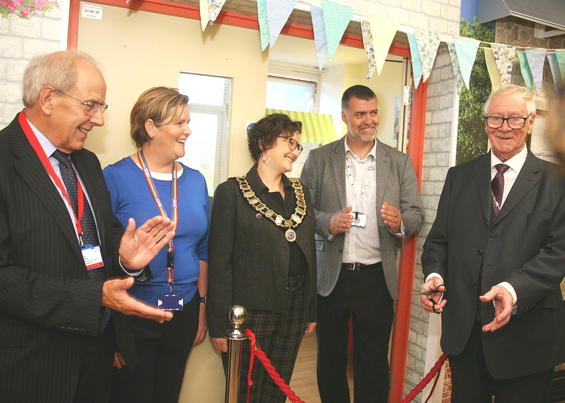 Official launch: The tea room officially reopens