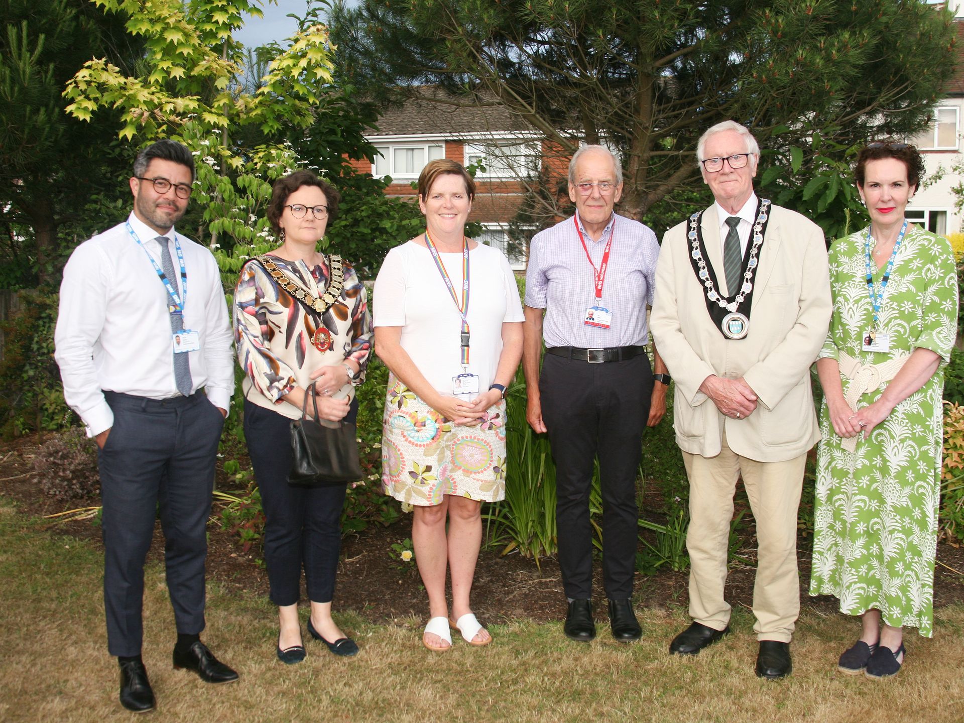 Fine evening: Attending the AGM