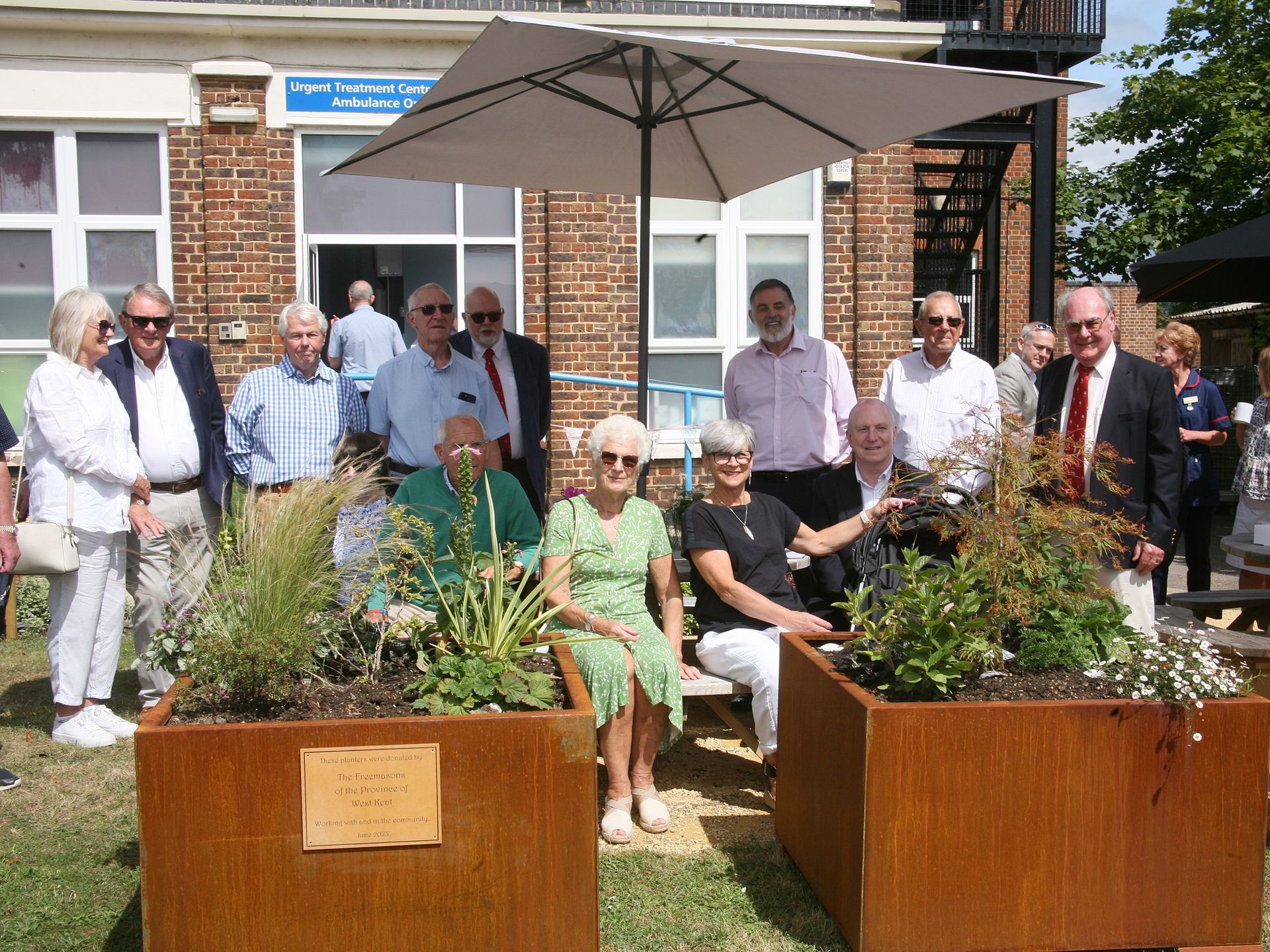 Green fingers: Enjoying the new garden