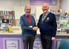 Handshake: Thank you Rotary