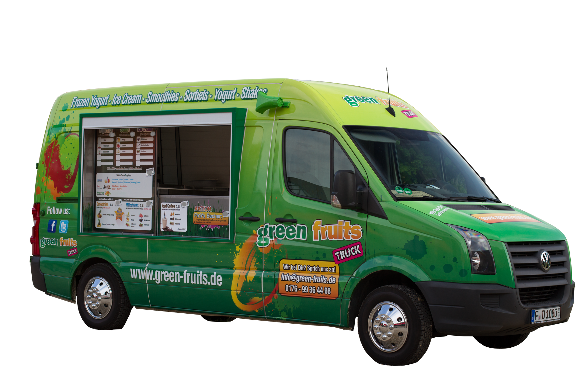 Eiswagen beim Sportevent in Bad Homburg