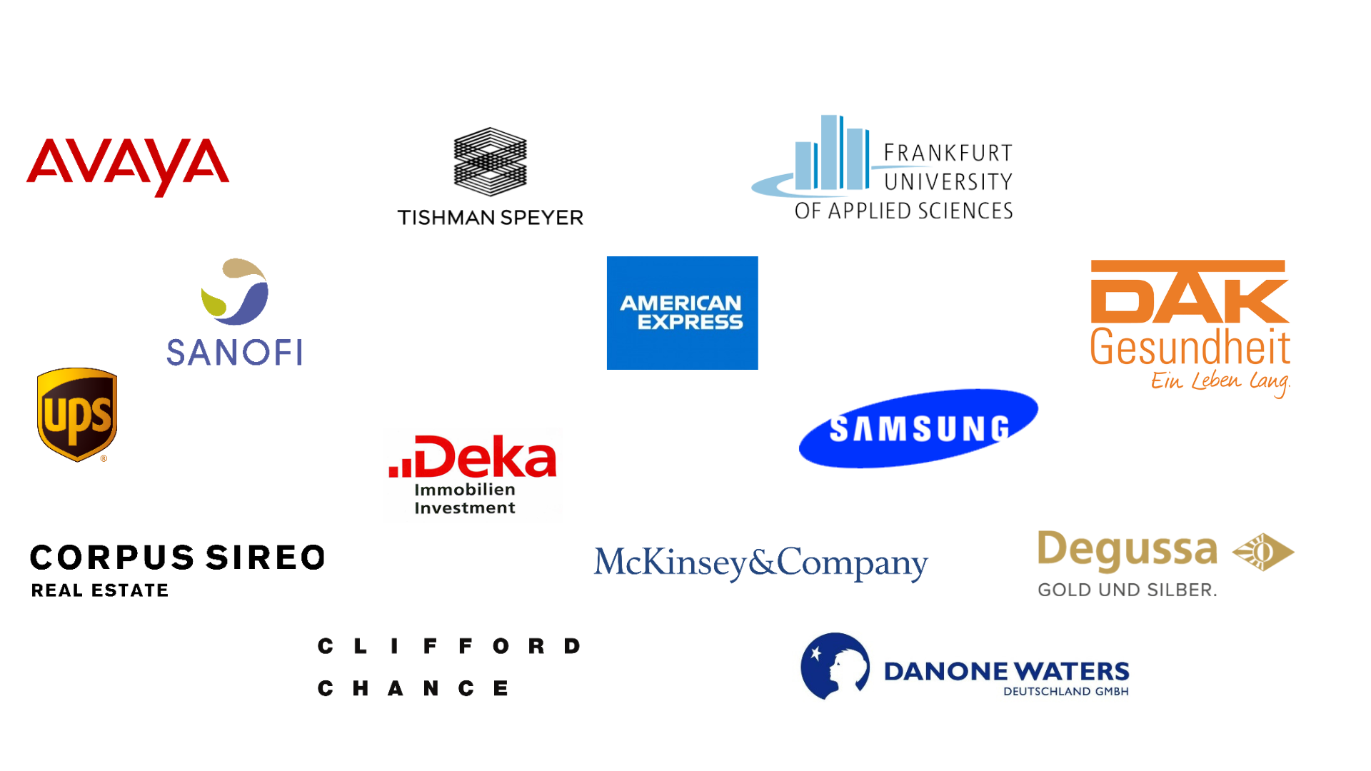 Unsere Eventkunden: Samsung, McKinsey, UPS, Deka & mehr – Vertrauen in Green Fruits