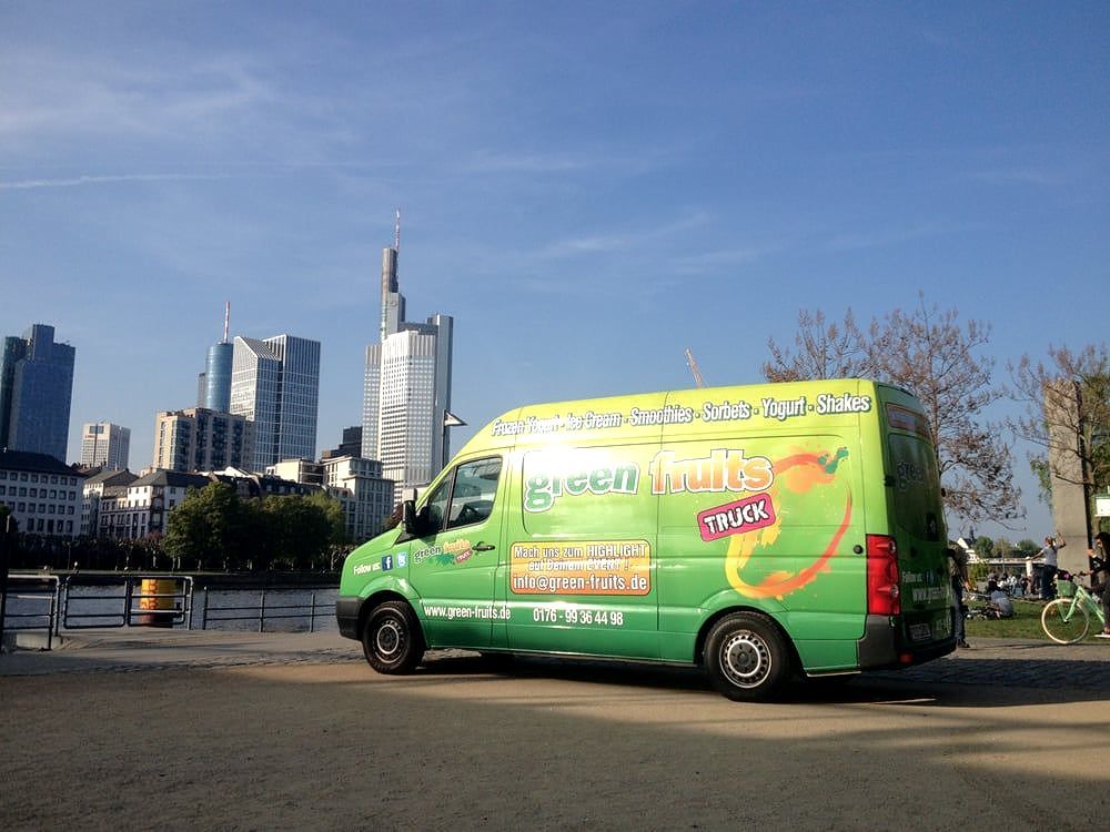 Eiswagen Skyline Frankfurt