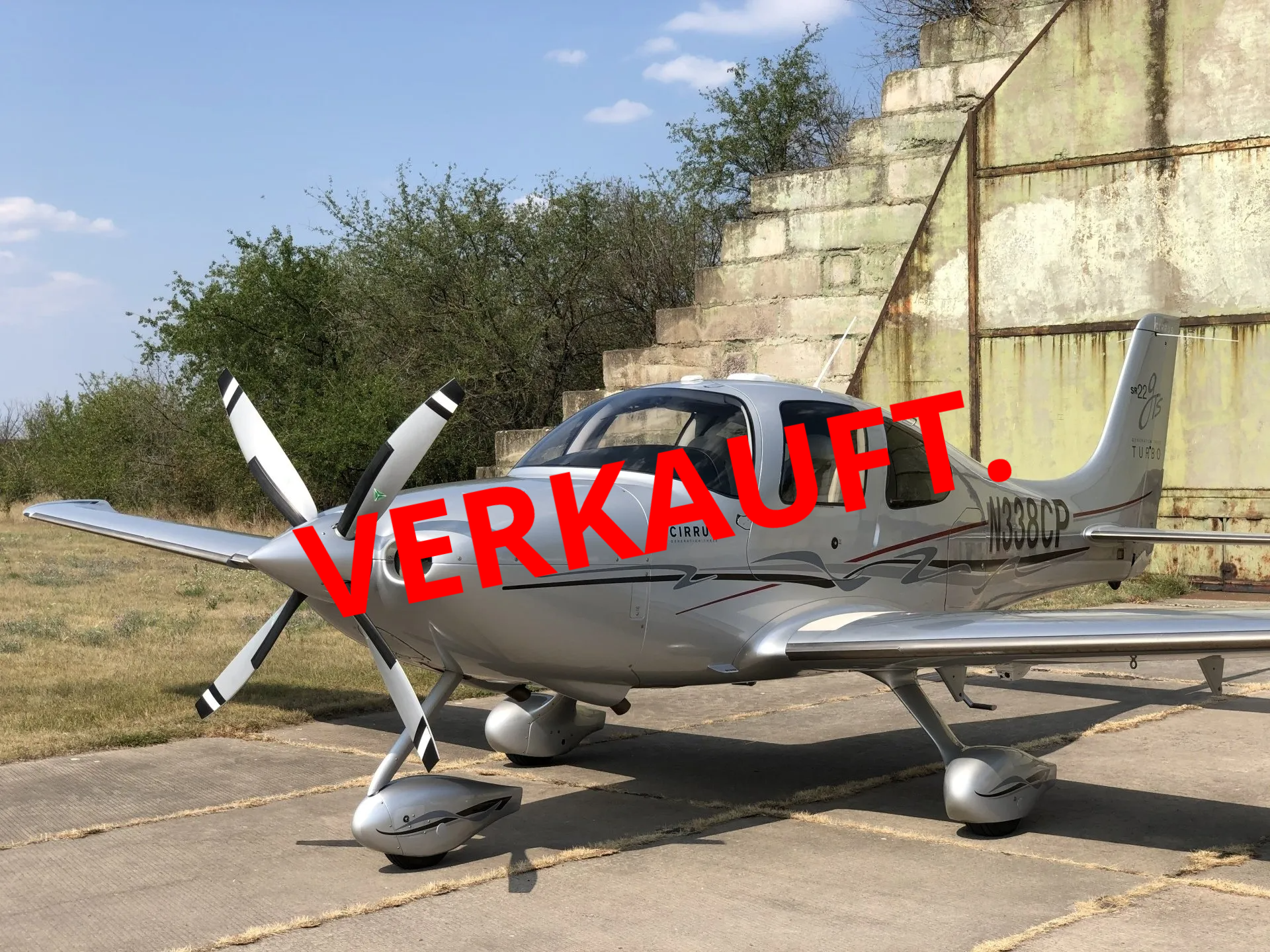 Wacker Aircraft Sales, Flugzeugverkauf, Verkaufsflugzeug, Cirrus SR22 GTS G3, Aircraft N338CP