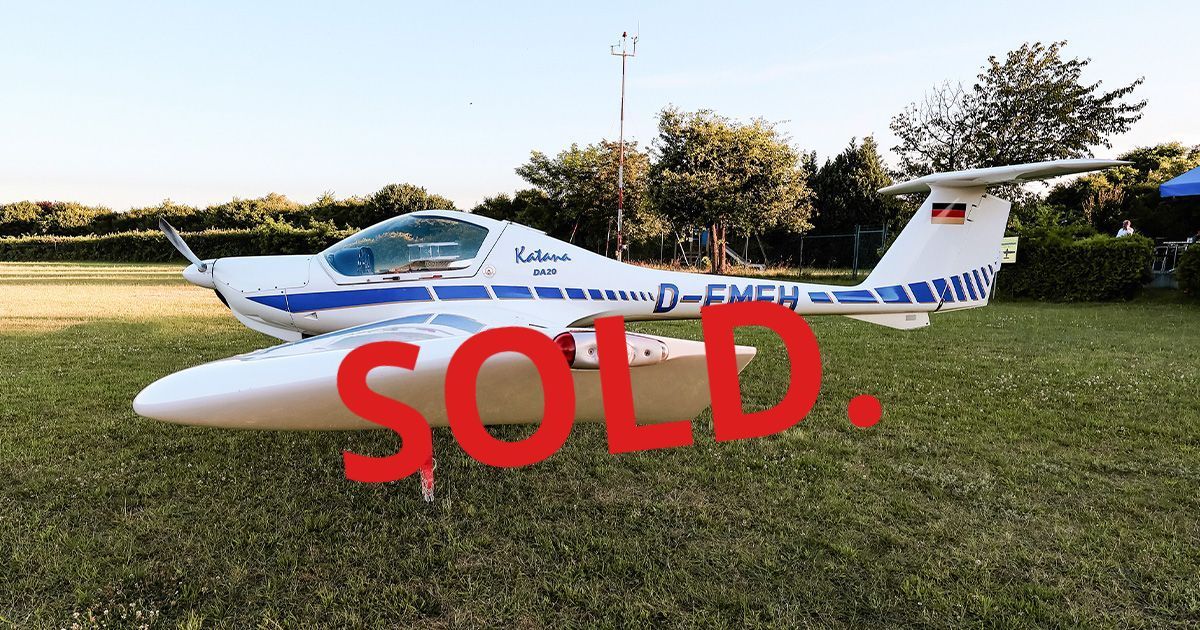 diamond DA 20-A1 katana, D-EMFH, aircraft for sale, pre-owned aircraft for sale, used aircraft for sale, flugzeug verkauf,