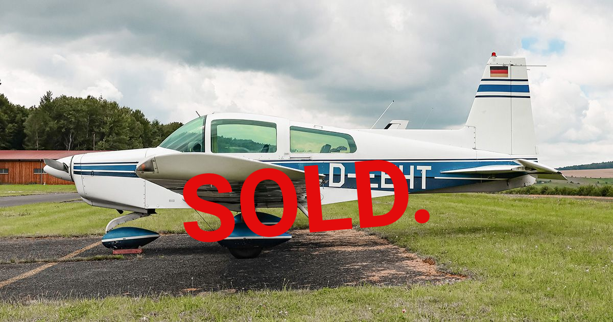 grumman american AA5, D-EEHT, aircraft for sale, pre-owned aircraft for sale, used aircraft for sale, flugzeug verkauf,
