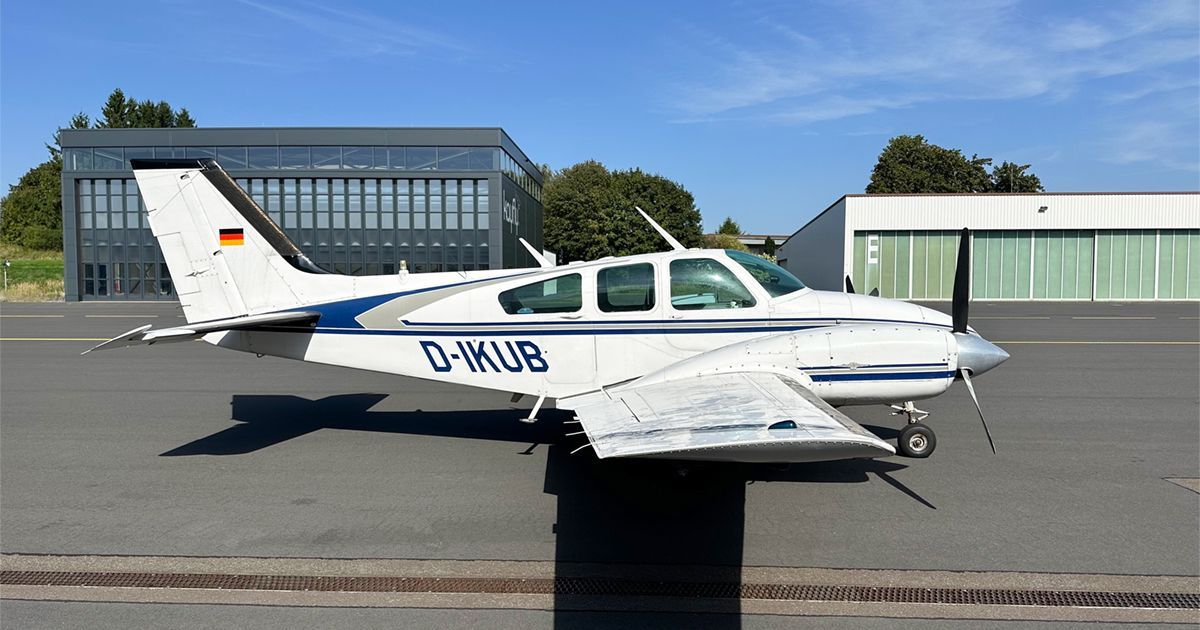 Wacker Aircraft Sales, beech baron 95-55, d-ikub, aircraft for sale, pre-owned aircraft for sale, used aircraft for sale, flugzeug verkauf, four seats,