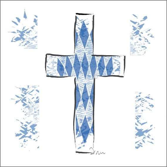 Digitale Kunst, Digital Art, Bavarian Church