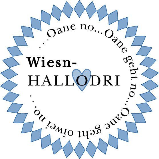 Bairisches Logo, Oktoberfest, T-shirt-Logo,