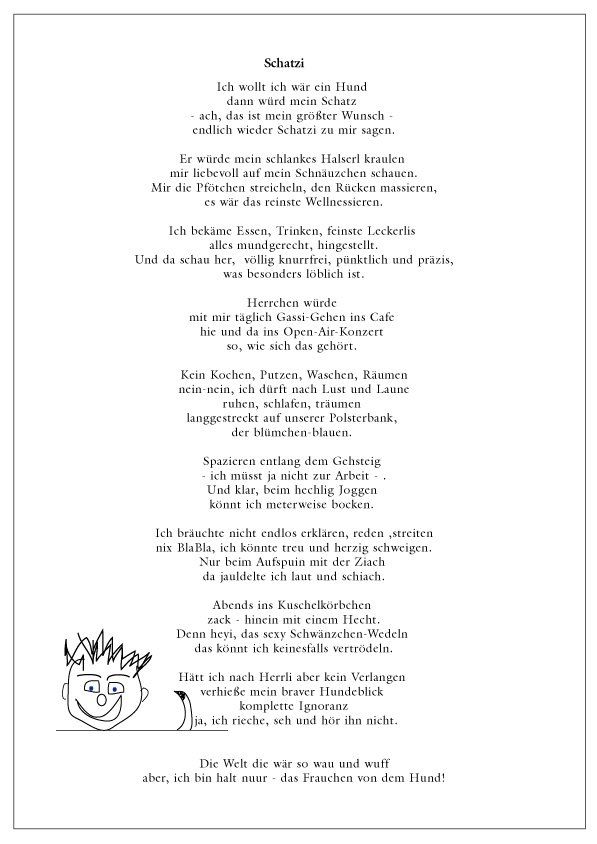 Liebesgedicht, Hund, Herrchen, Frauchen , Poesie