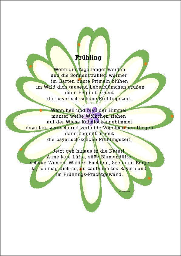 Bayern, Gedicht, Bayerische Poesie , Bayerische Literatur