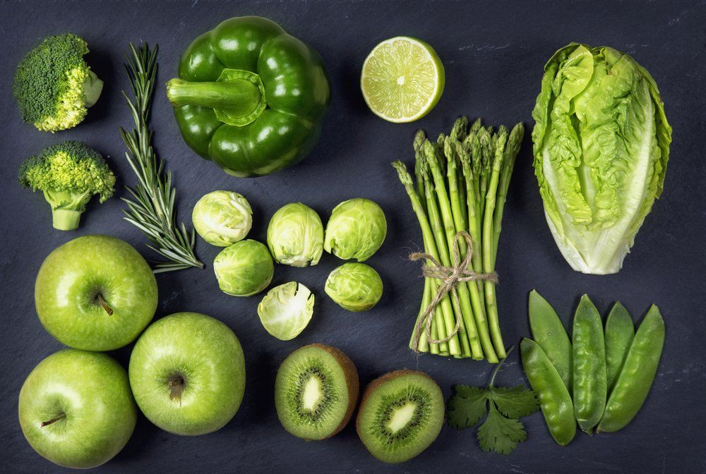 Fresh fruit and vegetables