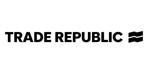 Hier geht's zu Trade Republic Logo und Link Trade Republic