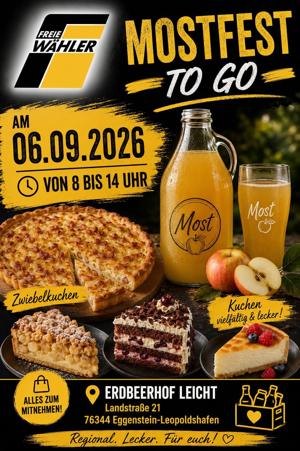 Dieses Jahr MOSTFEST TO GO: Attraktive Must-Haves und Evergreens im Hofverkauf ausschließlich zum Mitnehmen :-)