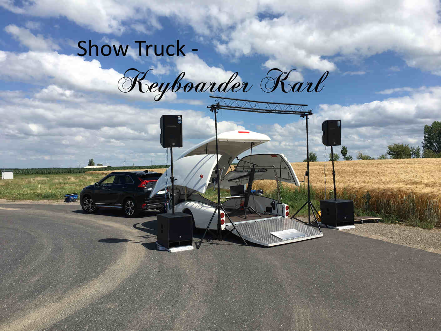 Show Truck Mobil für Geburtstag Kinderfest Hochzeit Betriebs Feier Stadtfest Straßenfest Grill Feier - Schützenfest etc.