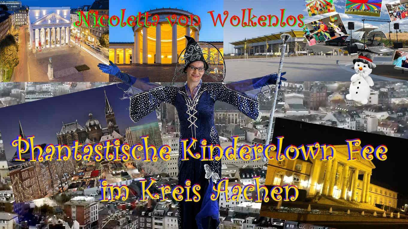 Kinderclown Aachen - Nicoletta von Wolkenlos in Aachen