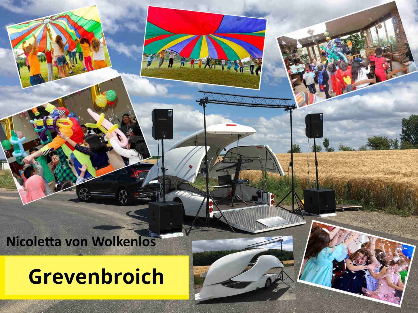 Kinderclown Grevenbroich - Nicoletta von Wolkenlos - die Zauberfee aus dem Märchenland - Hier buchen