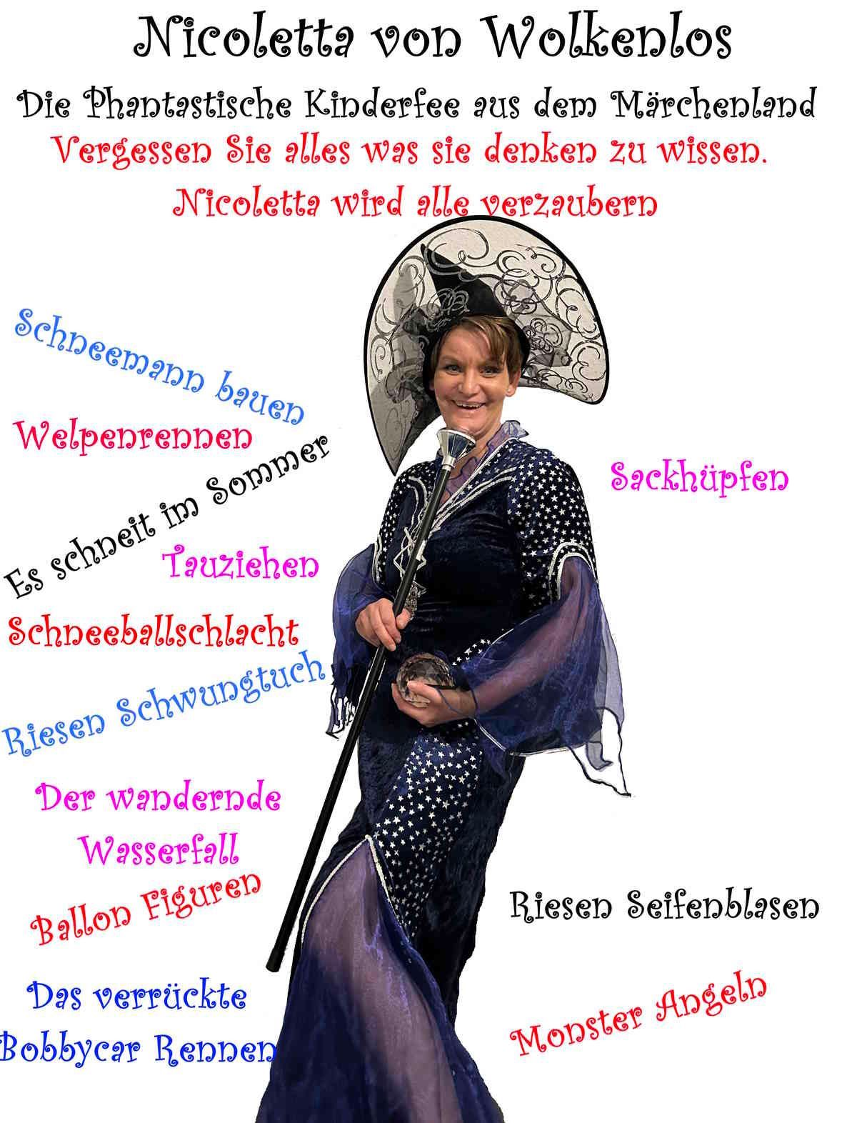 Kinderclown Aldenhoven - Nicoletta von Wolkenlos Show Kinderclown Aldenhoven - Nicoletta von Wolkenlos Show