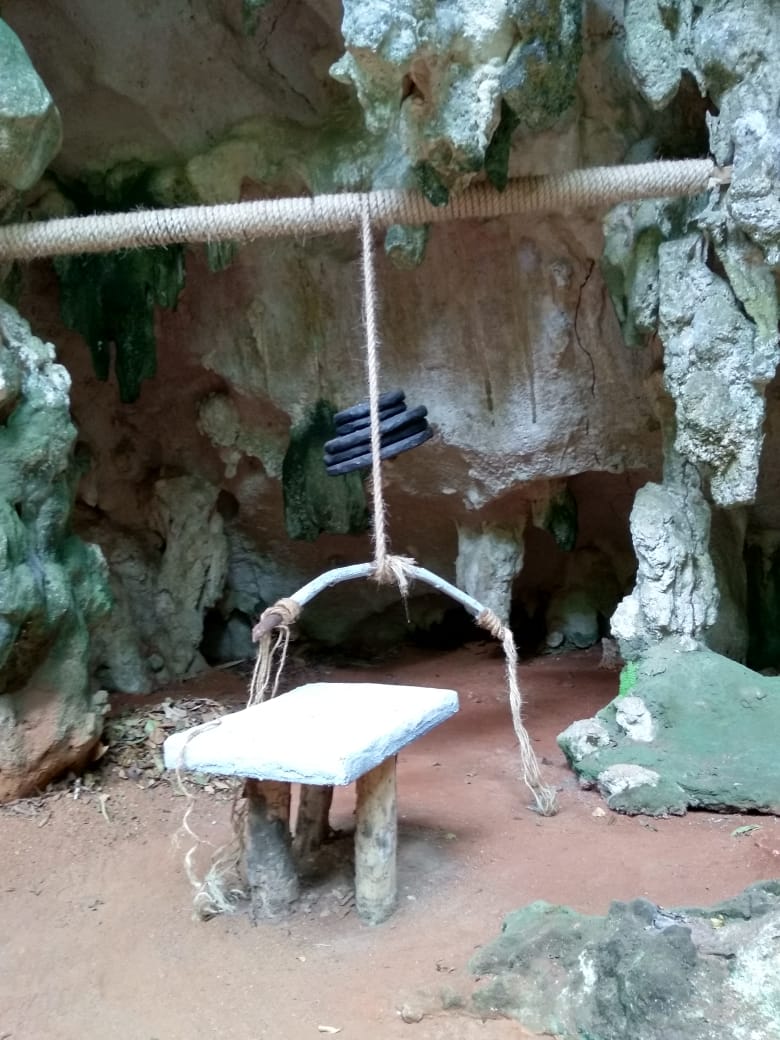 Das innere der Flintstones Höhle