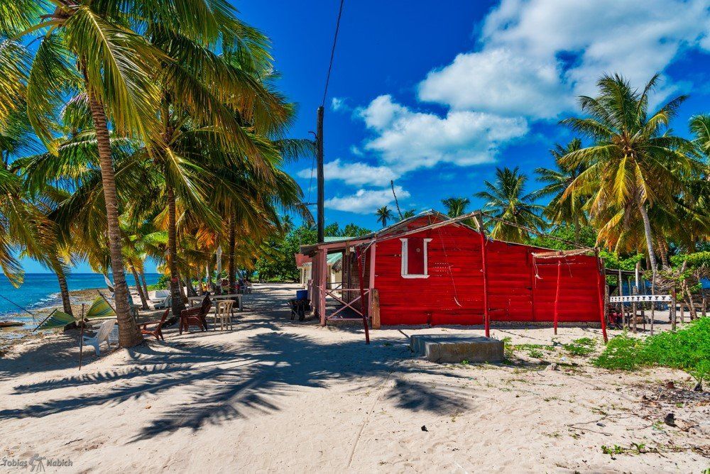 Karibisches Fischerdorf