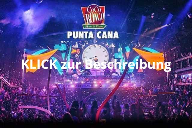 Klick zur Beschreibung Coco Bongo Party Ausflug Punta Cana