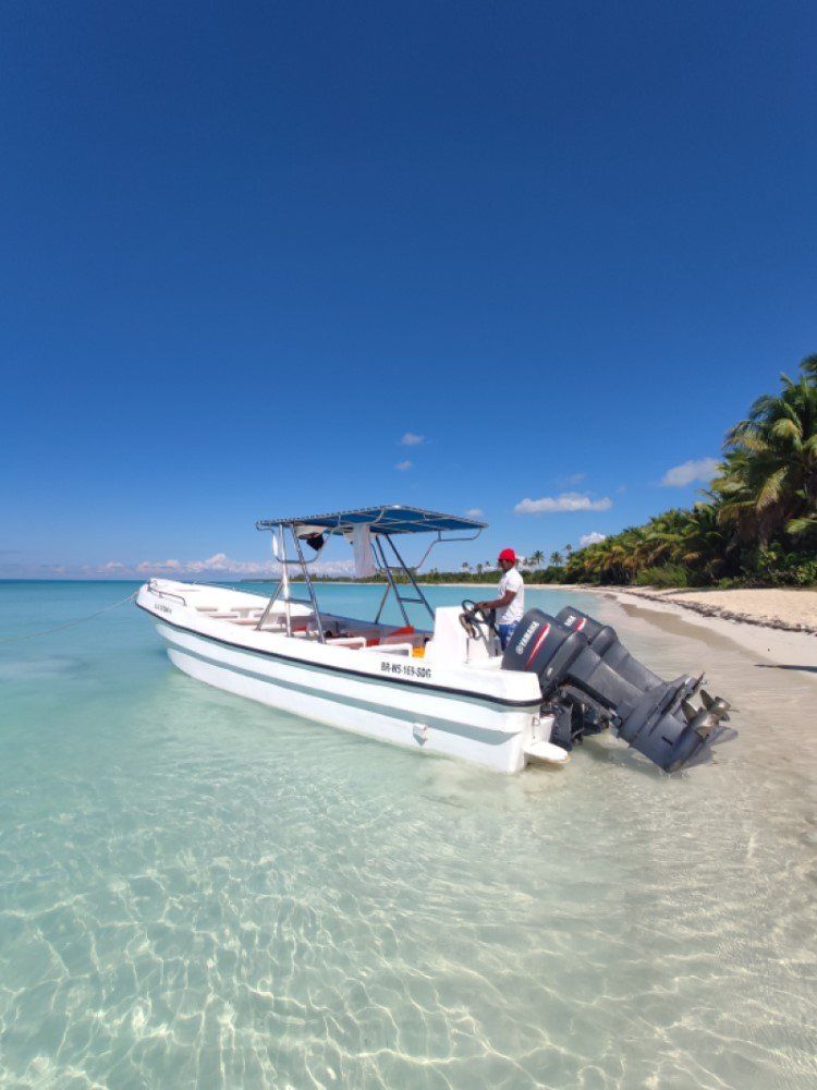 Boot am Strand