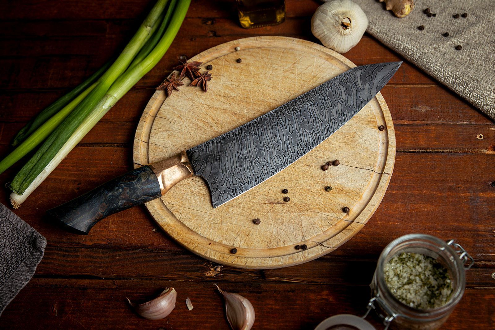 Küchenmesser aus Damast von RaSch Messer