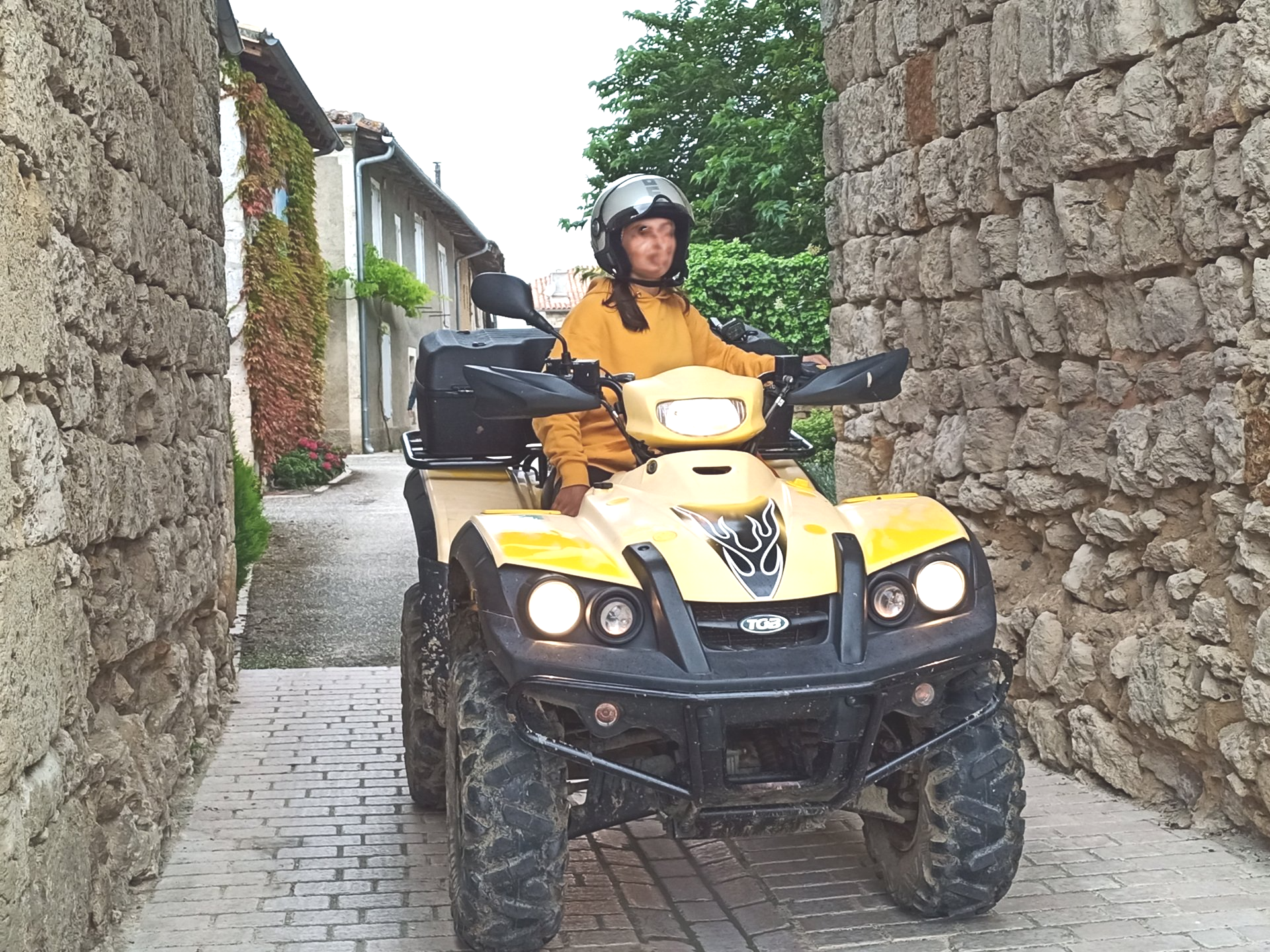 Des Quads pour adultes, adaptés Bi-place.